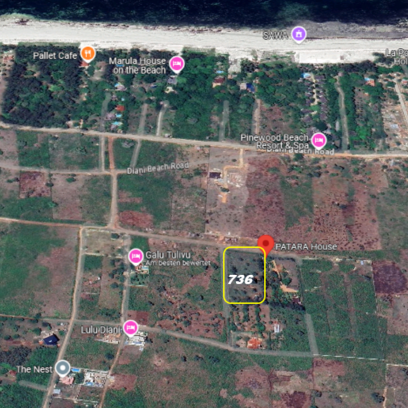 Grundstücke in Galu Beach, Diani – Land for Sale in Kenya